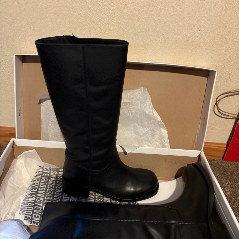 Briggs New York Black Over the Knee Boots - Picture 4 of 5